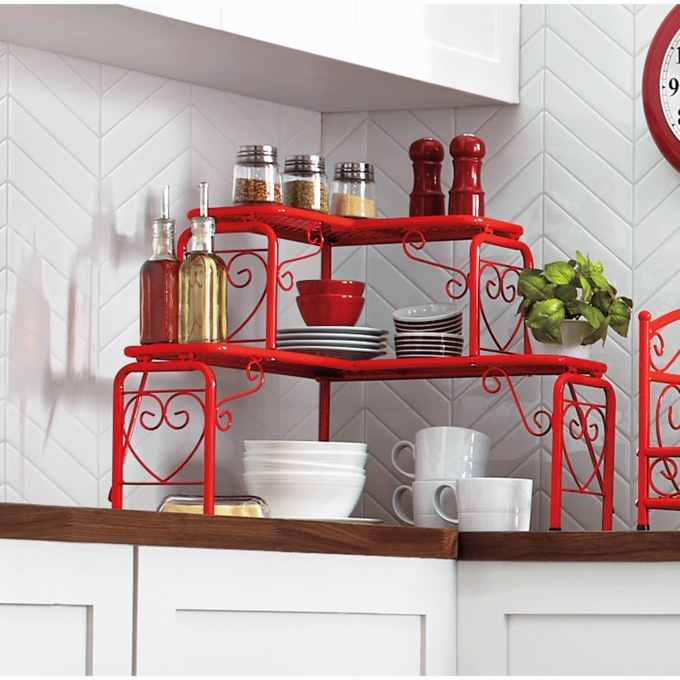 Heart Scroll Corner Shelf, , large