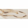 Diamond Bar Anklet, Gold over Sterling Silver, large
