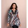 Cassandra Tunic, Swirl Print, large