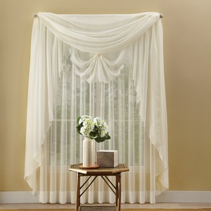 Emelia Sheer Fan Insert Valance, , large