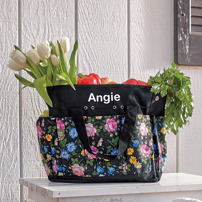 Gardening Tote, Black, large