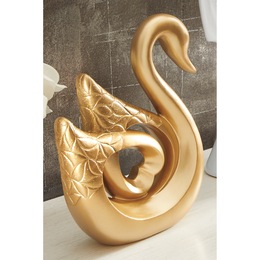 Golden Swan of Love Figurine, , large
