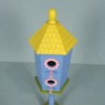 28" Bright Pedestal Birdhouse, , large