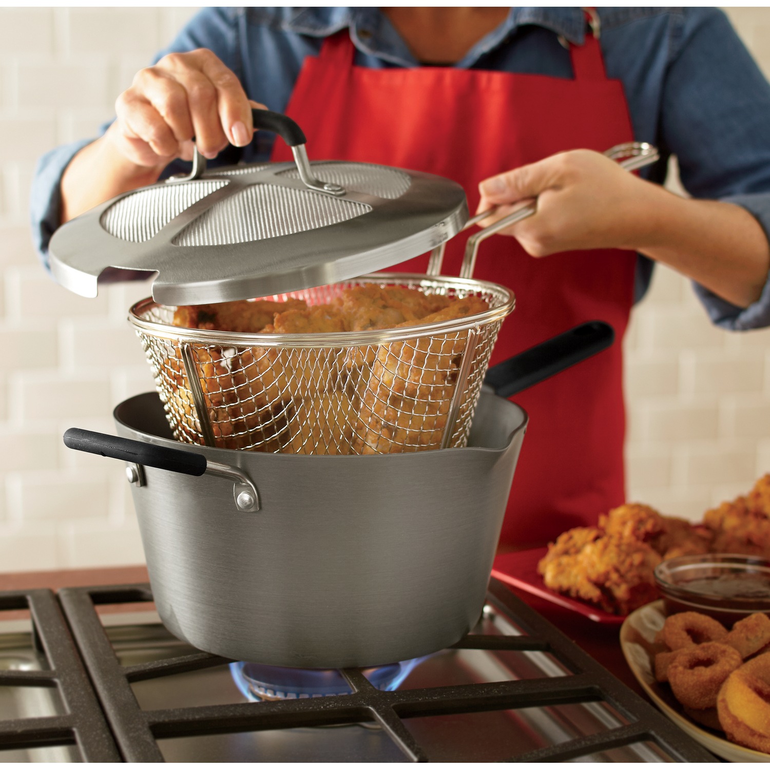 4.5Qt. Stovetop Deep Fryer Set Seventh Avenue