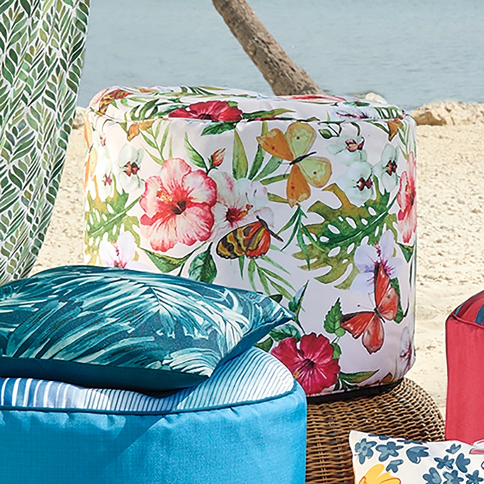 Outdoor Pouf, , large