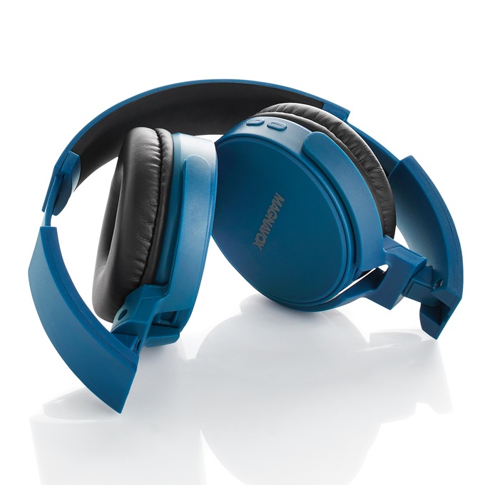 Magnavox Foldable Wireless Bluetooth Headphones, , large