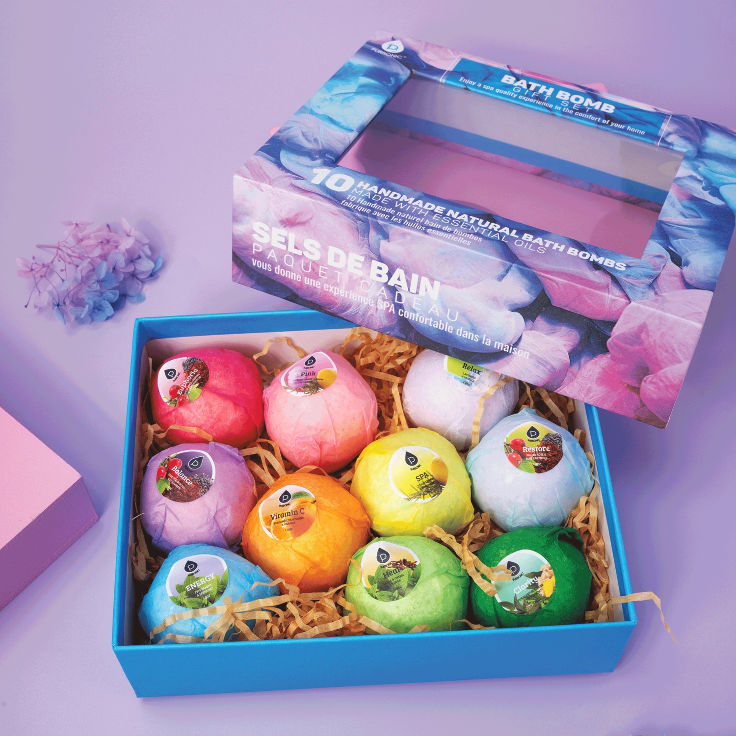 Pursonic Bath Bomb Gift Set | Seventh Avenue