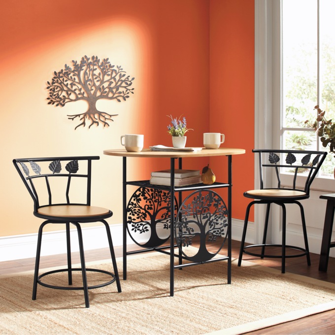 3-Piece Tree of Life Bistro Set, , large
