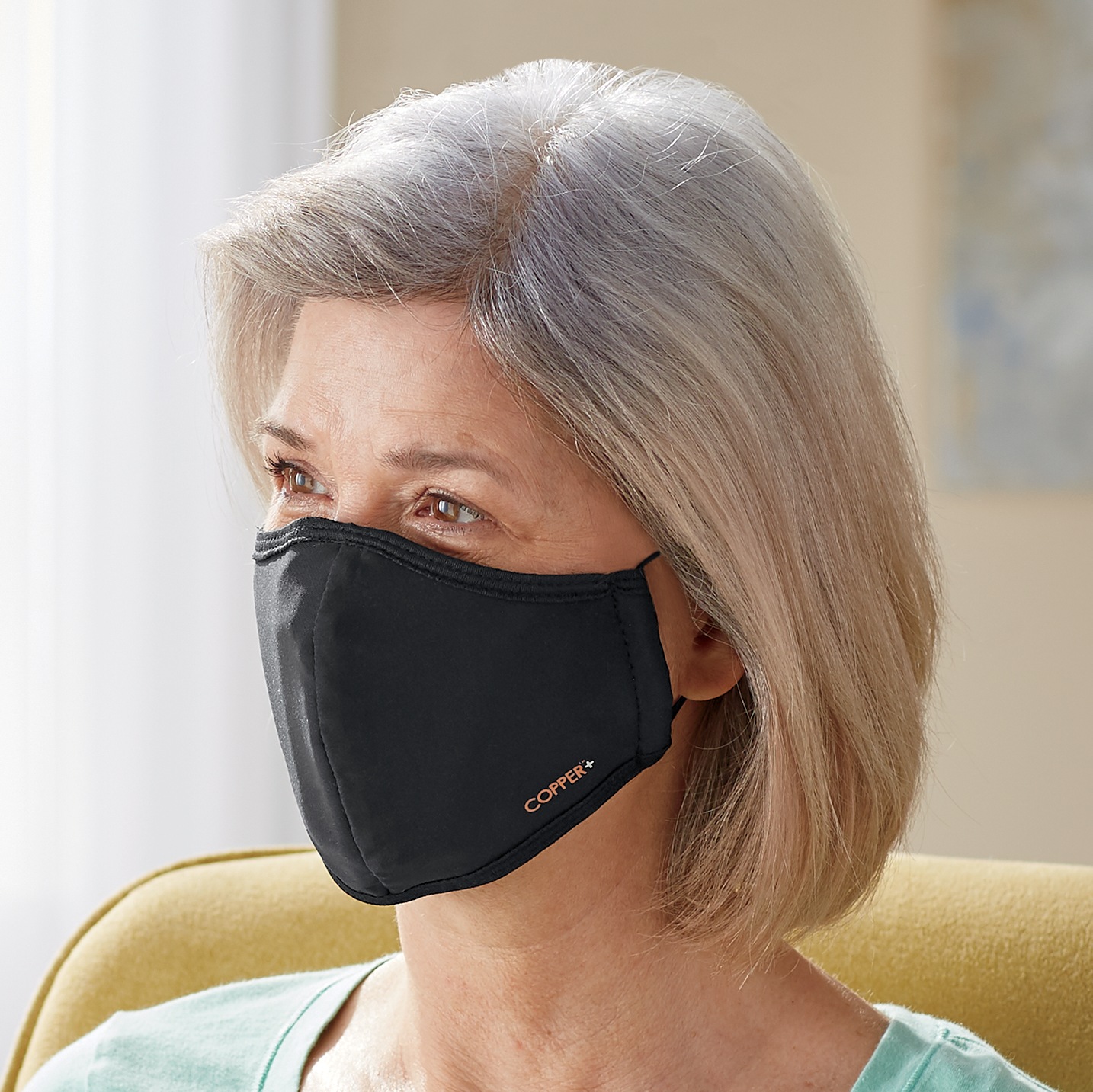 Copper Fit Set of 2 Neverlost Masks Seventh Avenue