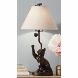 Country Cat Lamp, , large