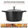Gotham Steel 5-Quart Hammered Dutch Oven, , large