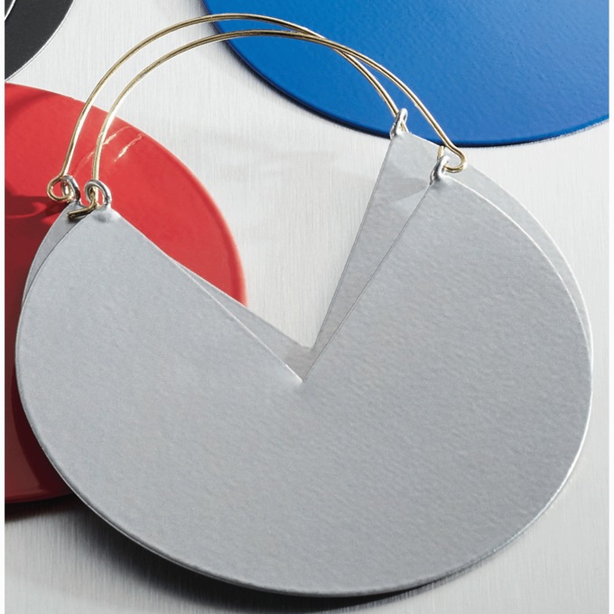 Color Fan Earrings, , large