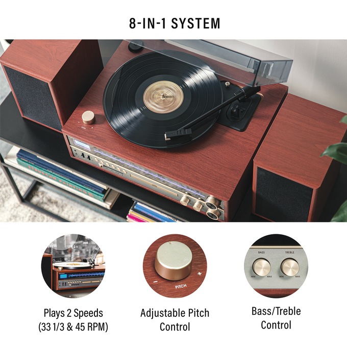 Crosley Turntable Shelf System, , large