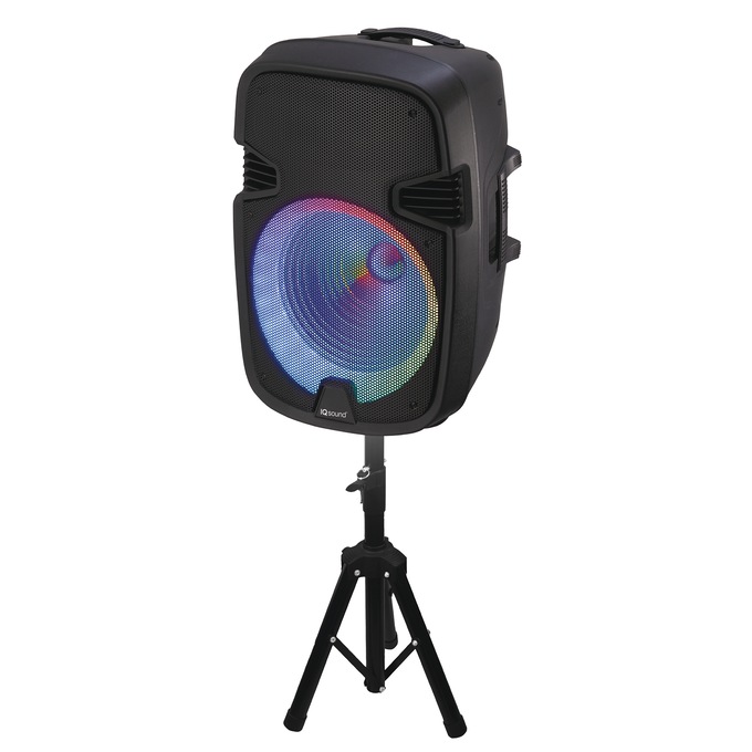 IQ Sound Portable Bluetooth Party Speaker with Stand, , large