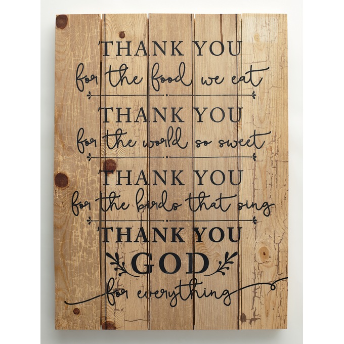 Thank You Prayer Sign, , large