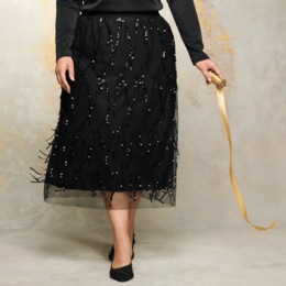Sequin Skirt, , large
