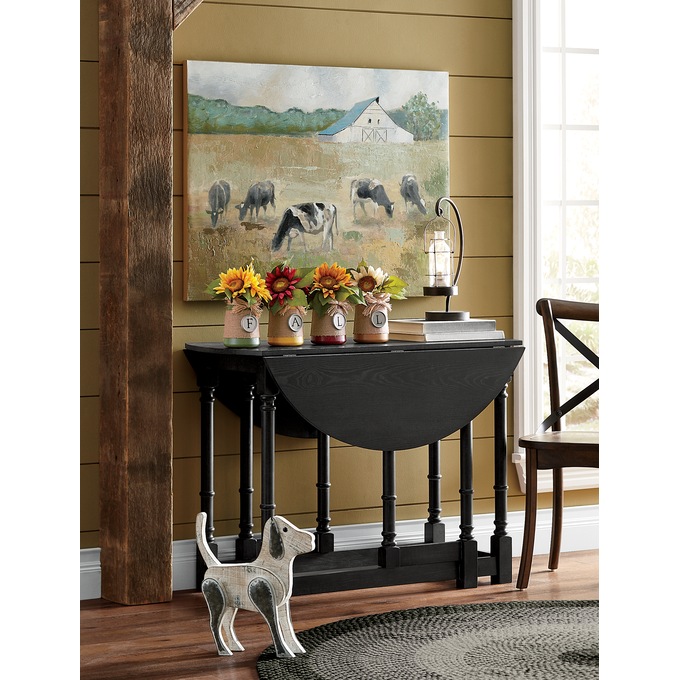 Drop Leaf Console Table, , large