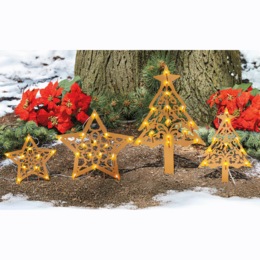 Set of 2 Solar Trees or Stars, , large