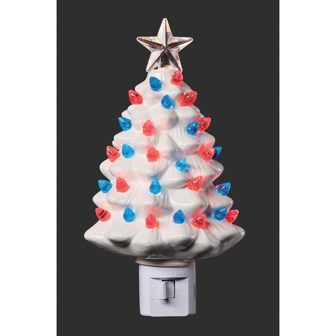 Americana Retro Tree Night-Light, Multi, large