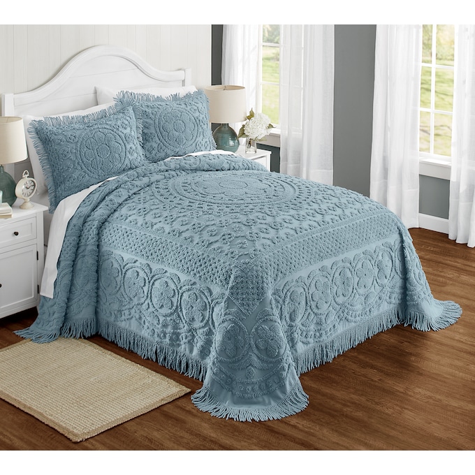 Emily Chenille Bedspread, , large