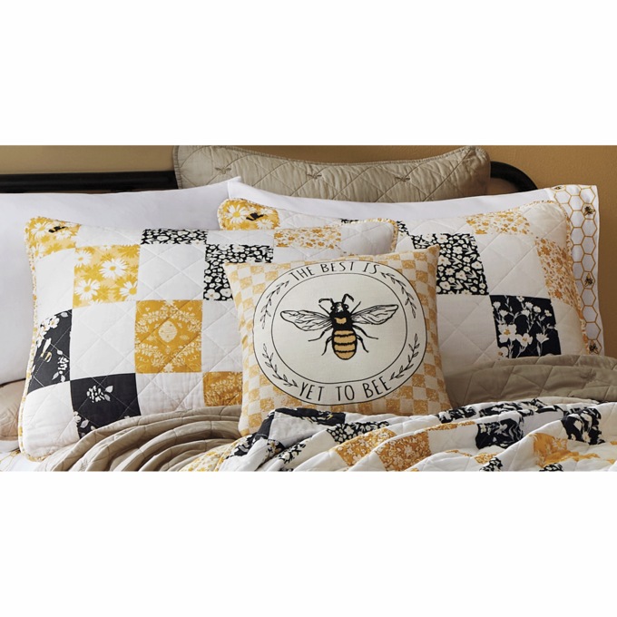 Busy Bee Oversized Sham, , large