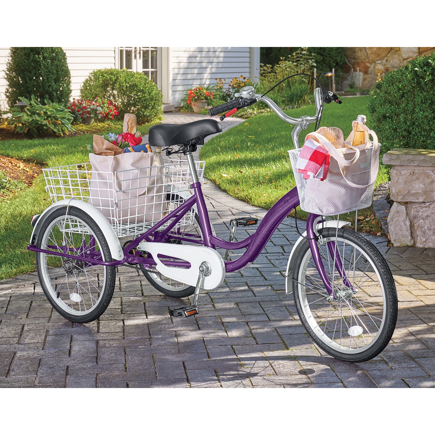 Adult Tricycle with Two Baskets | Seventh Avenue