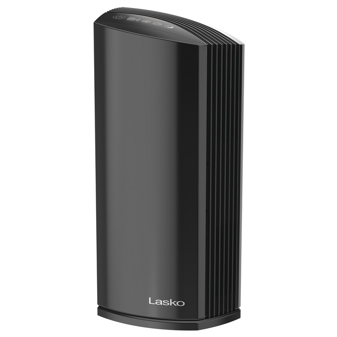 Lasko LP450 Air Purifier with Odor Reduction, Black, large