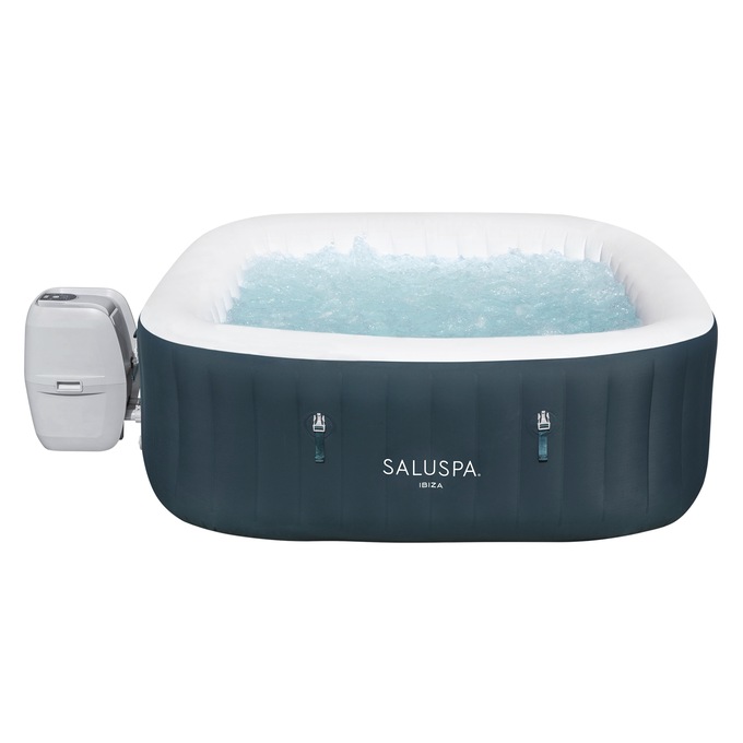 Coleman SaluSpa Ibiza AirJet Inflatable Hot Tub Spa 4–6 Person 71 in x 71 in x 26 in, , large