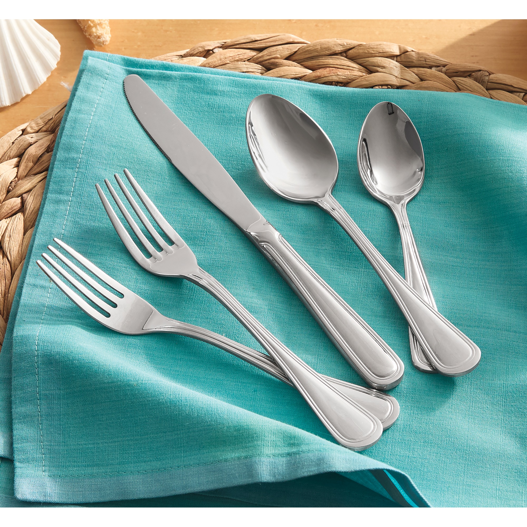 20-Piece Classic Flatware Set, , large