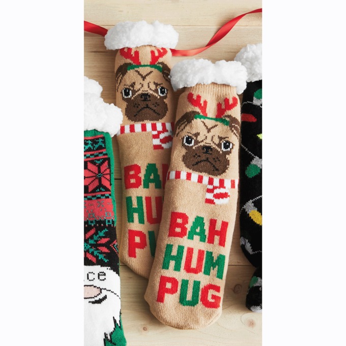 Holiday Slipper Socks, , large