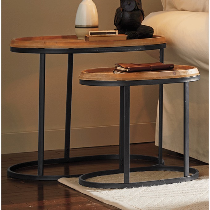 Set Of 2 Chateau Nesting Tables, , large