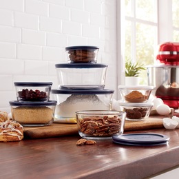 Anchor Hocking 16-Piece Round Food Storage Set, , large