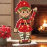 Chunky Wood Cutouts Lit Elf , , large