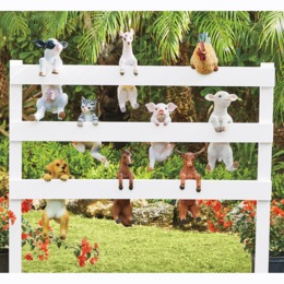 Farm Animal Peekaboo Statues, , large