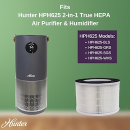Hunter 2-in-1 Purifier Humidifier &amp; Filter Replacements, , large