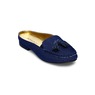 Tassel Mule, Medium Denim, large
