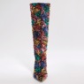 Azalea Wang Jimena Sequin Boot for Women with Checkered Pattern and 3&rdquo; Heel, , large
