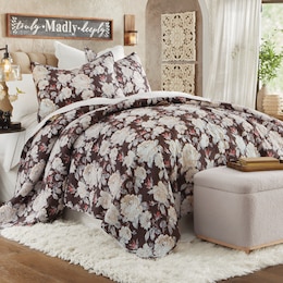 Rambling Rose Oversized 3-Pc. Quilt Set, , large
