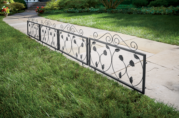 Iron Garden Fencing, , large
