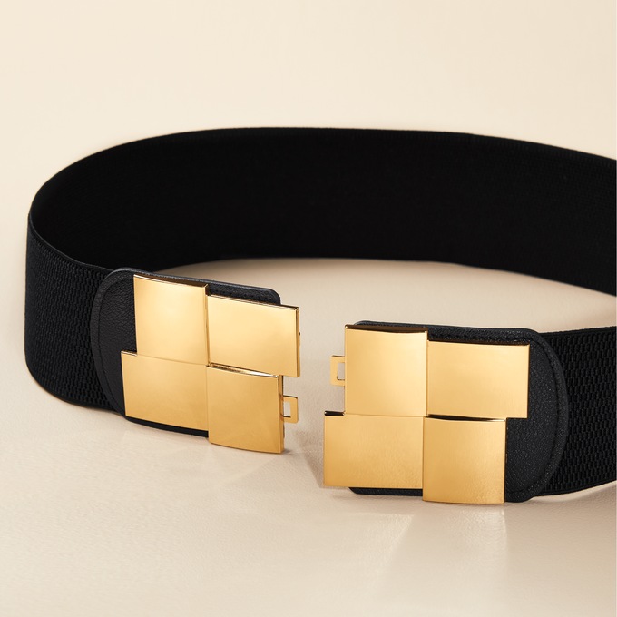 Geometric Buckle Belt, , large