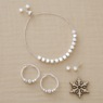 Beaded 2-Pair Earring and Bracelet Set, , large