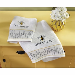 2-Piece Bee Towel Set, , large