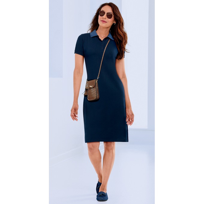 Signature Polo Dress, , large