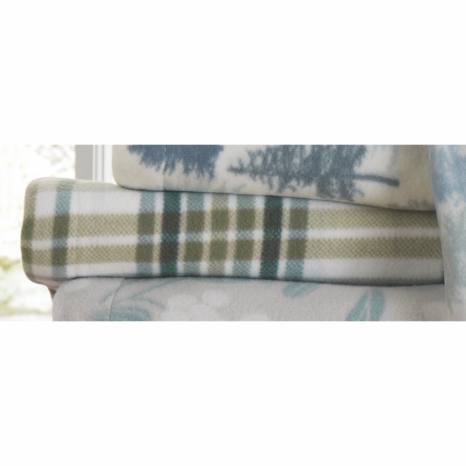 Printed Fleece Sheet Set, , large