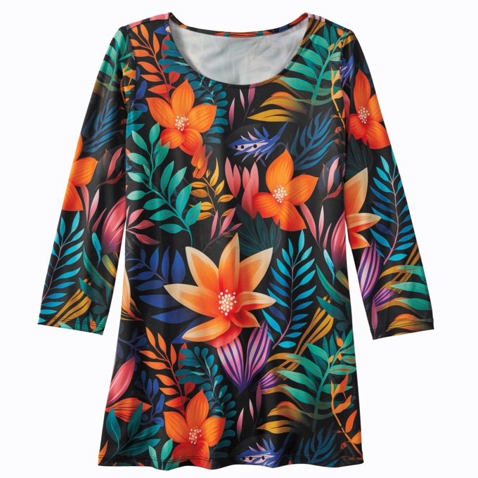 Wildflower Knit Top, , large