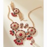 Round-Burst Necklace & Earrings Set, , large
