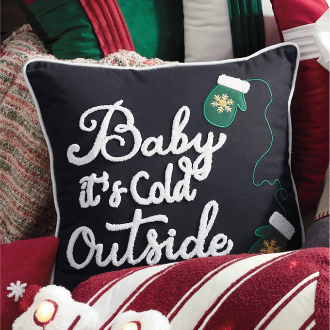 Baby It's Cold Outside Pillow, , large