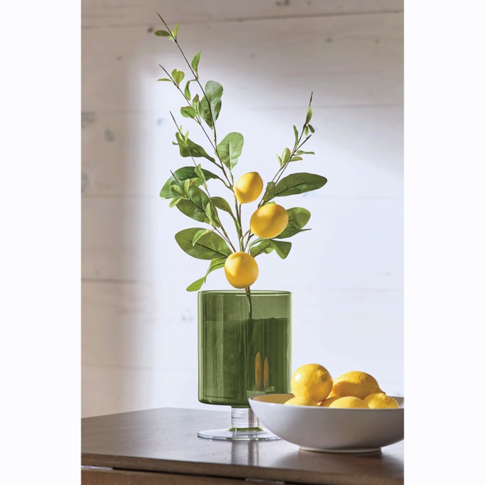 Lemon and Leaf Pick, Yellow, large