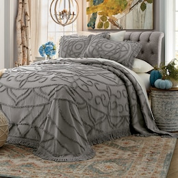 Florence Chenille Bedspread, , large