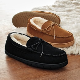 Men's Suede Moccasin, , large